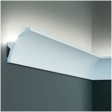Карниз для светодиодных систем непрямого освещения Tesori KF 702 , декор для стен и оформления интерьера, 60*80*2000 мм