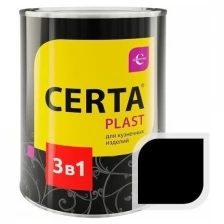 Certa-plast грунт-эмаль 3в1 по ржавчине черный 0,8кг PL3V10025 .