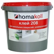 Клей Homakoll 208, для напольных покрытий, универсальный, 1.3 кг