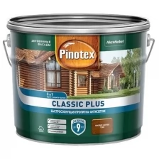 Пропитка-антисептик PINOTEX Classic Plus 3 в 1 Тиковое дерево 9 л.