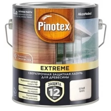 Лазурь PINOTEX Extreme для дерева с эффектом самоочистки Белый 2,5 л