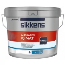 Краска SIKKENS Alphatex IQ Mat глубокоматовая с высокой износостойкостью W05 5 л