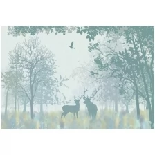 Фотообои виниловые на флизелиновой основе Polimar "Красота леса", Арт. 144-413, 400см х 270см (ШхВ)