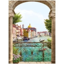 Фотообои Балкон с видом на Венецию 1462-М 200х270 см