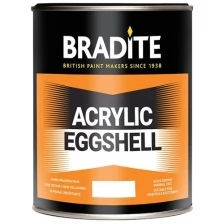 Краска интерьерная акриловая полуматовая моющаяся Bradite, Acrylic Eggshell 2,5 Л ral 5002