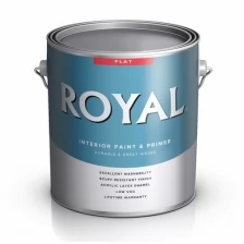 Американская интерьерная краска для стен Royal Interior Flat, 0,946, Ultra White, Ace Paint